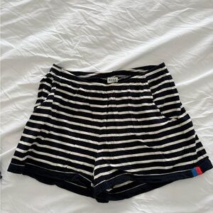 KULE “the short” - navy/white stripe - excellent condition - size small